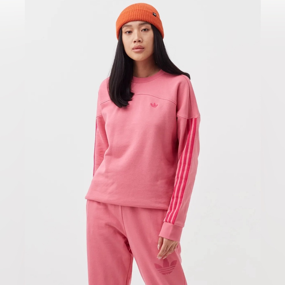 ADIDAS WMNS SPORTY CUT LINE COLORED 3-STRIPES SWEATSHIRT